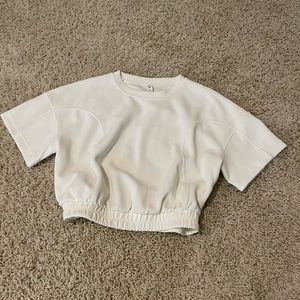 N/A🍃Lululemon cropped gathered t, size 4